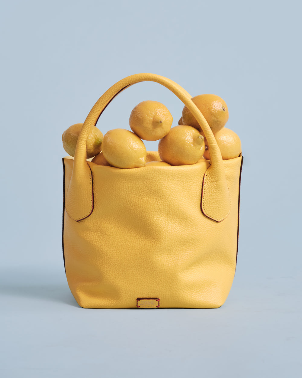 Mini Sweet Pea - Tumbled Leather Yellow - Frances Valentine