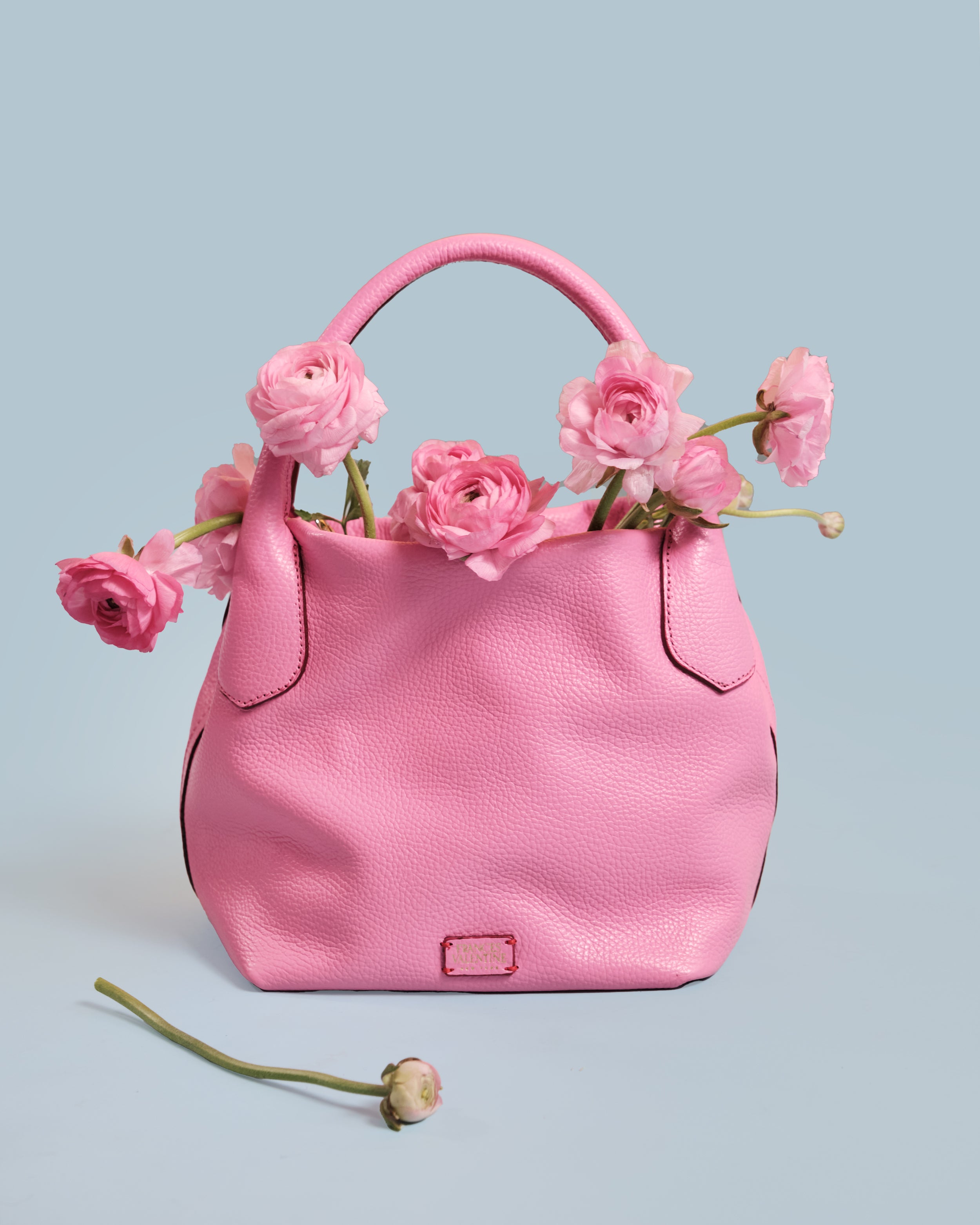 Mini Sweet Pea - Tumbled Leather Pink – Frances Valentine