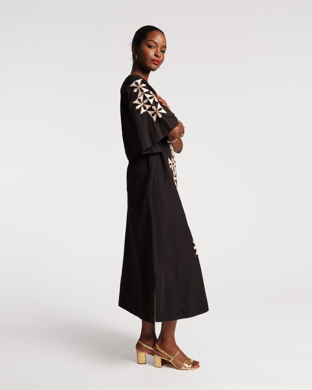 Charming Caftan - Gambit Black - Frances Valentine
