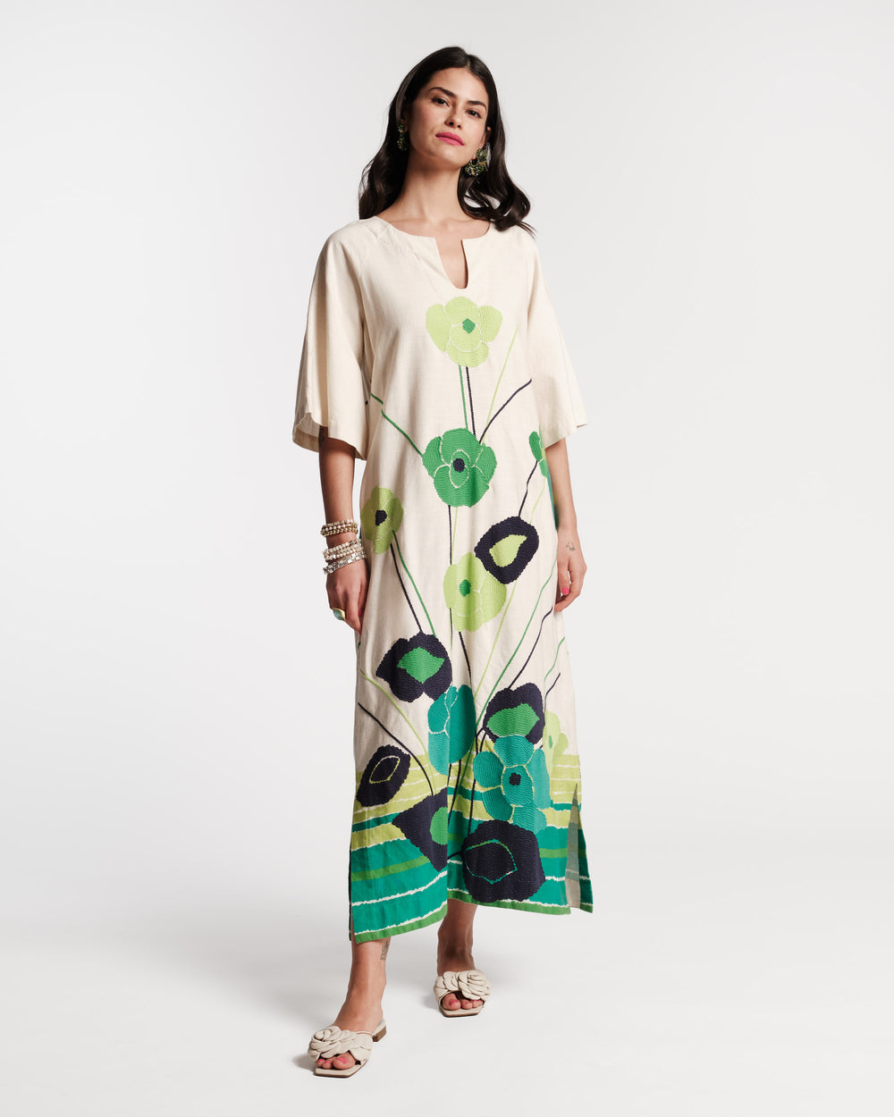 Dreamy Caftan Maxi - Grass is Greener - Frances Valentine