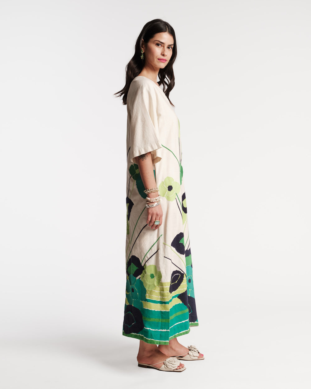 Dreamy Caftan Maxi - Grass is Greener - Frances Valentine