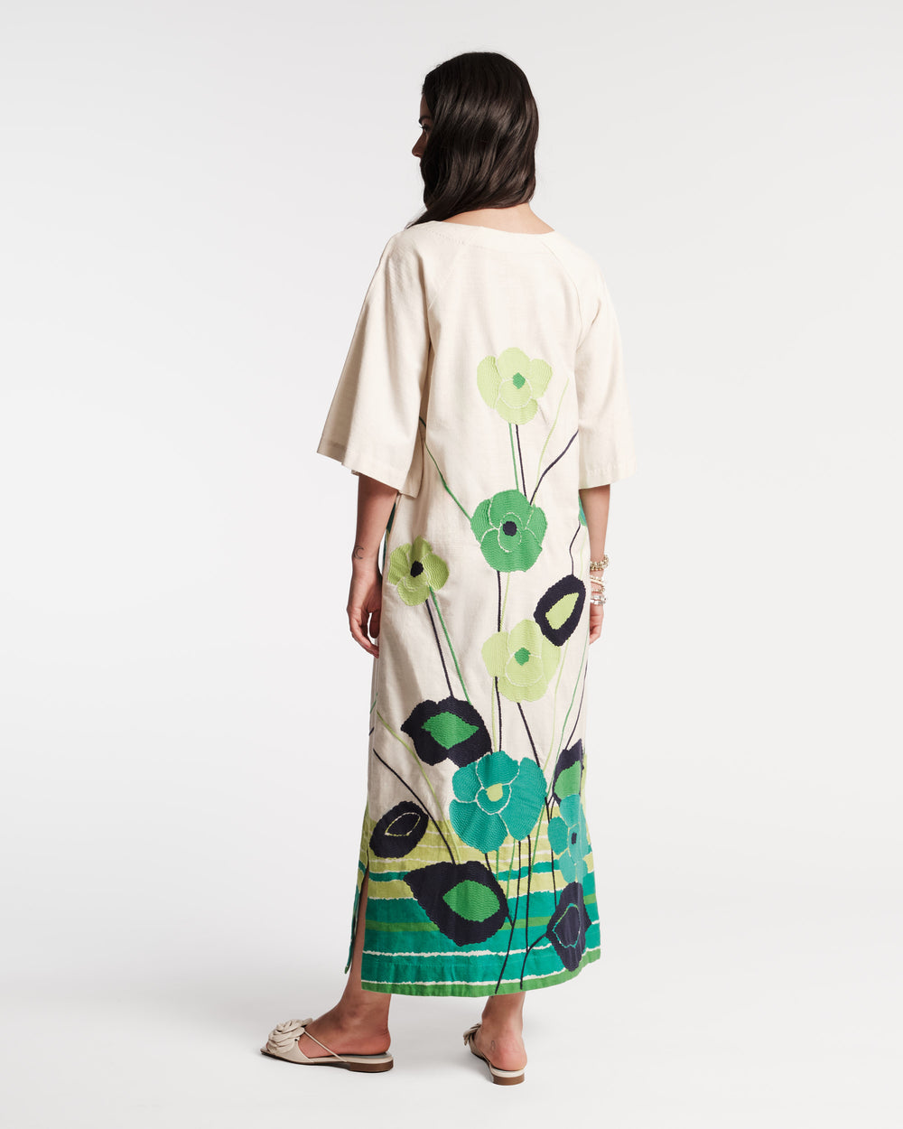 Dreamy Caftan Maxi - Grass is Greener - Frances Valentine