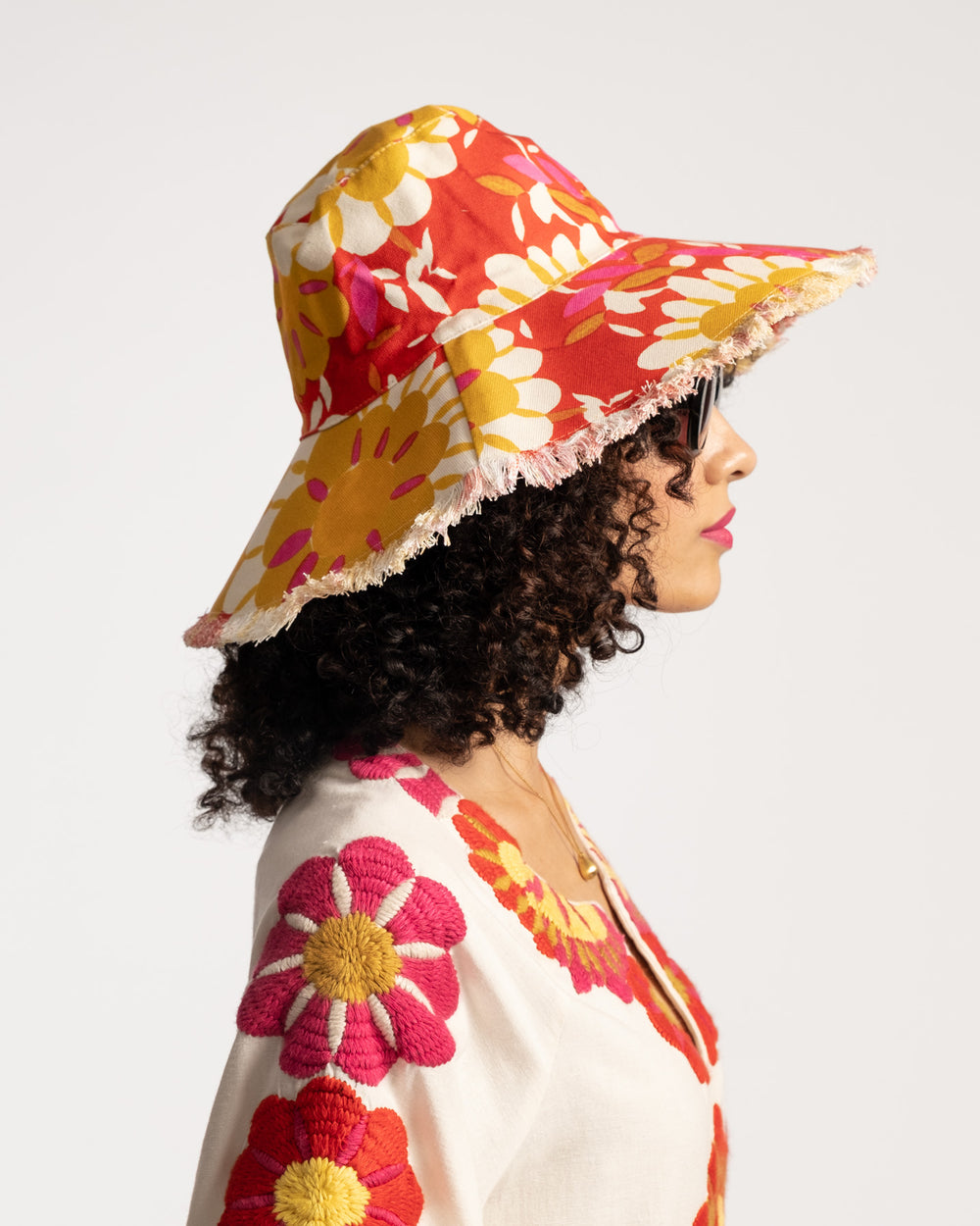 Delightful Caftan Sunrise Oyster Multi Dresses Frances Valentine