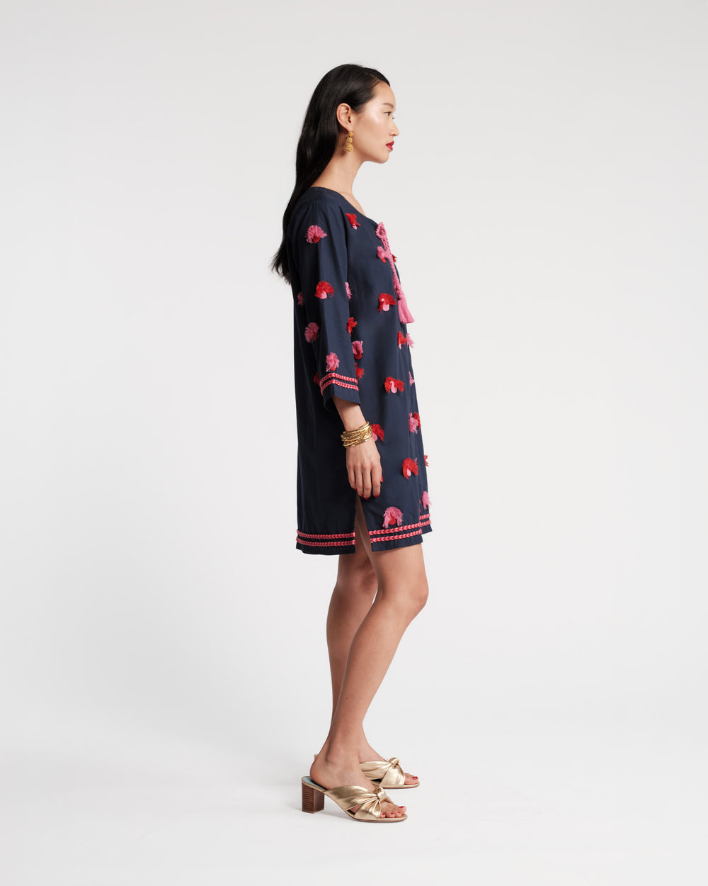 Capri Tunic - Peacock Navy