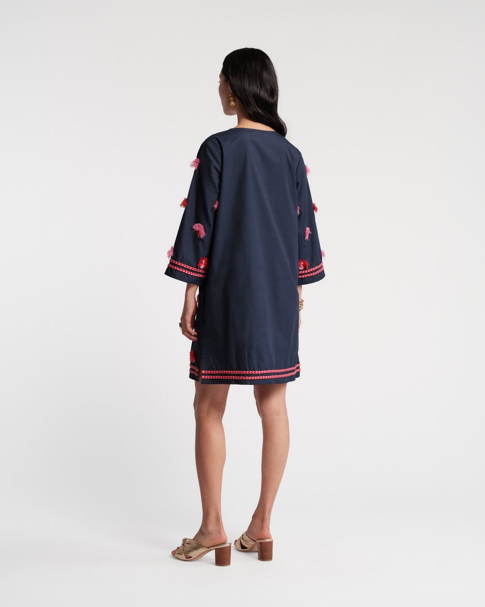 Capri Tunic - Peacock Navy