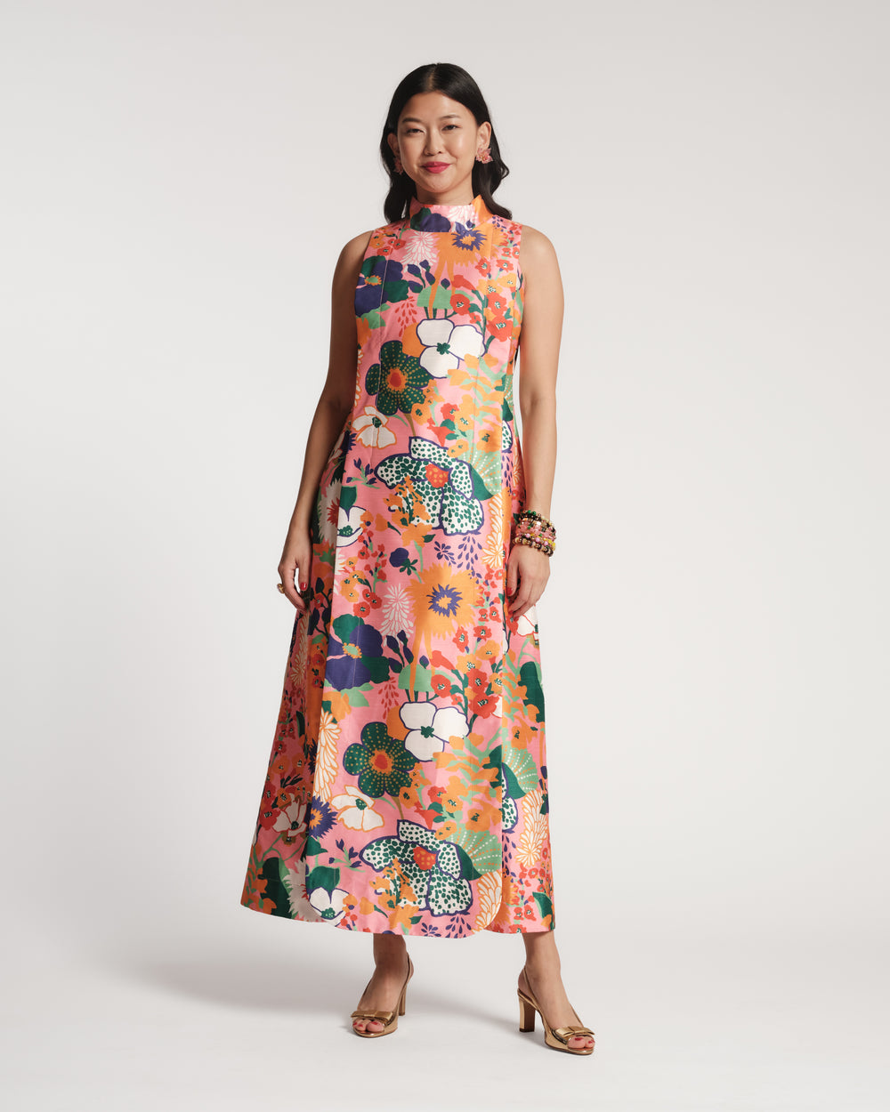 Carlyle Maxi Dress - Botanical Bash Dresses Frances Valentine