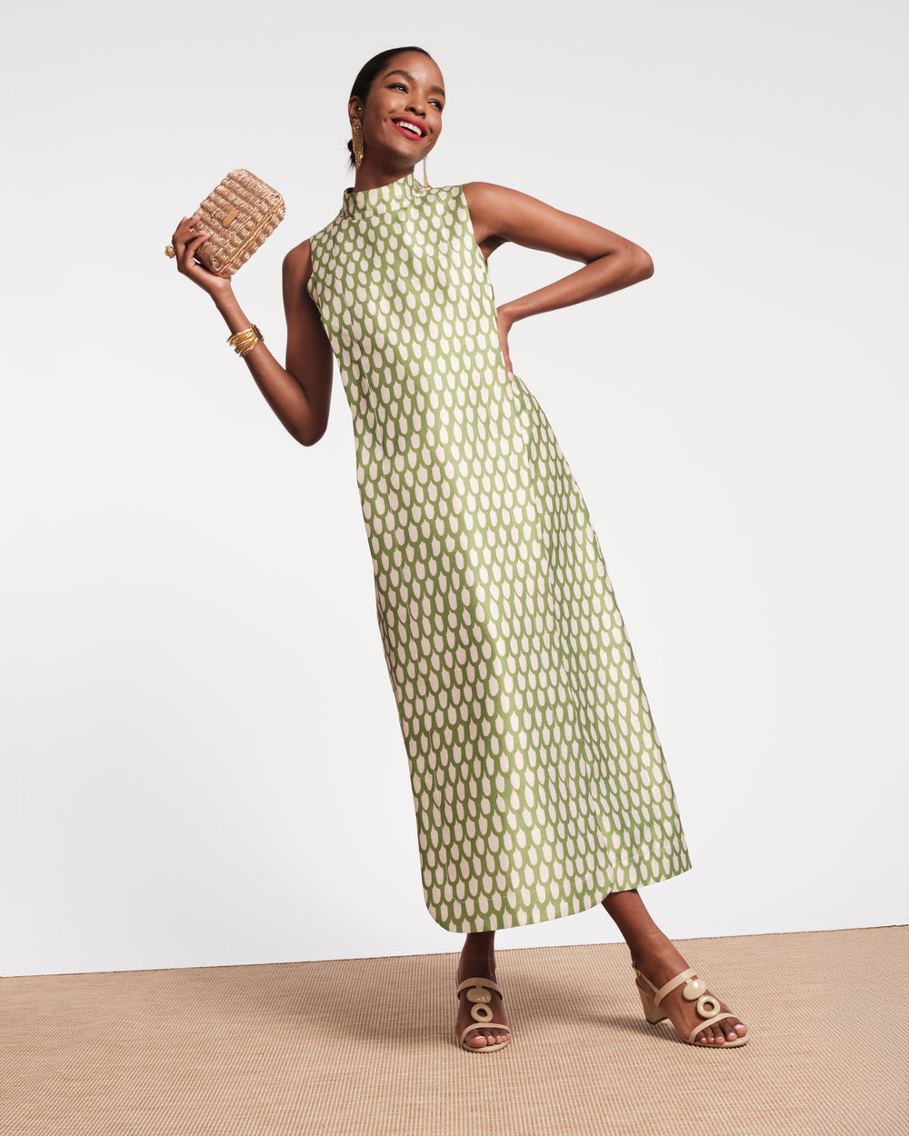 Frances Valentine Carlyle Maxi Dress, Green, Size 14 Frances Valentine Carlyle Maxi Dress, Green, Size 14