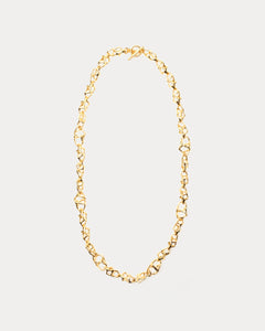 Open Cage Link Necklace Gold - Frances Valentine