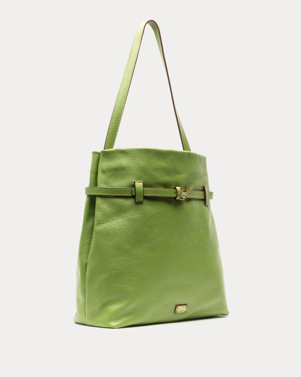 Charlie Shoulder Bag Tumbled Leather Leather Fern OS Frances Valentine