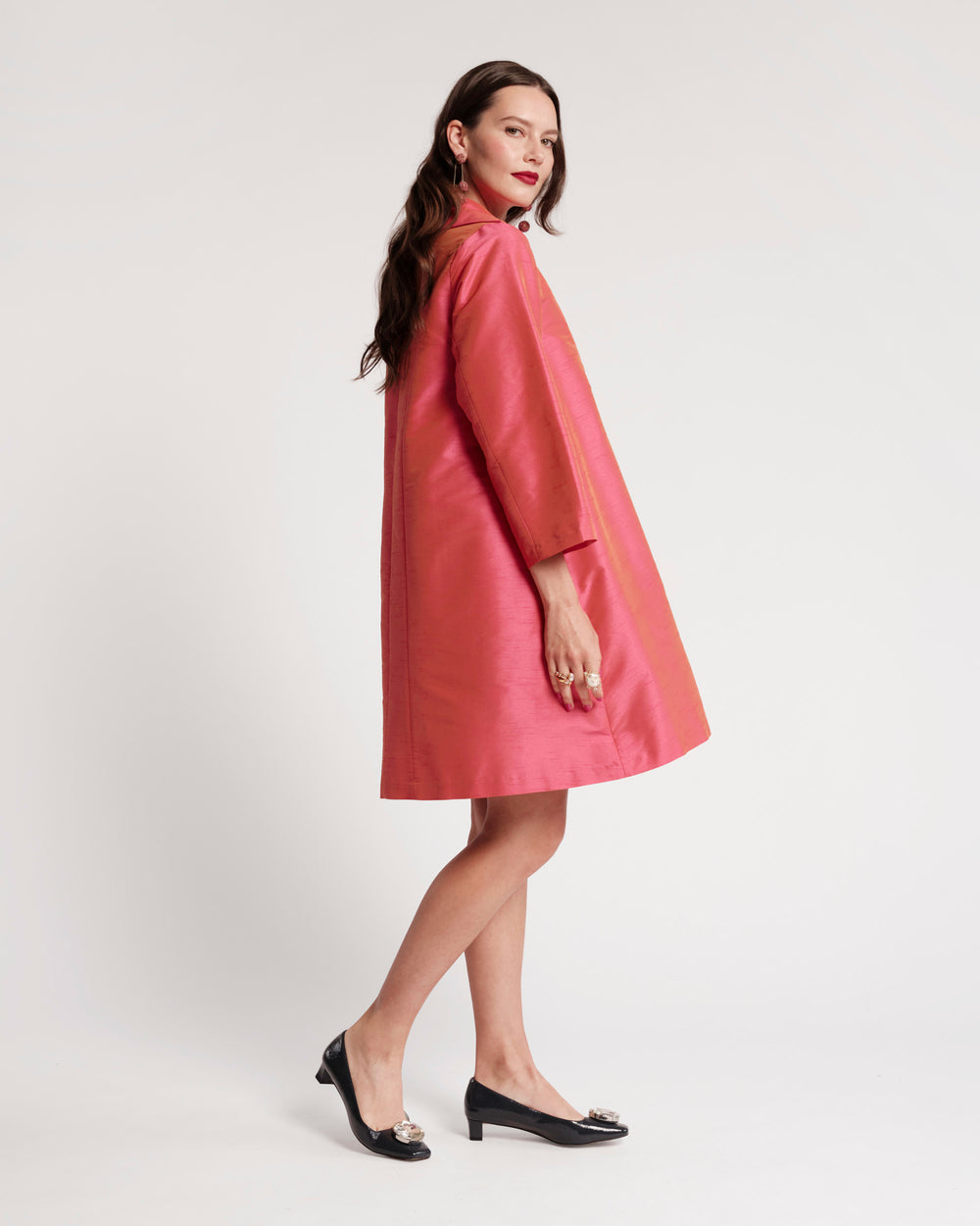 Charlotte Topper - Coral Coats & Jackets Frances Valentine