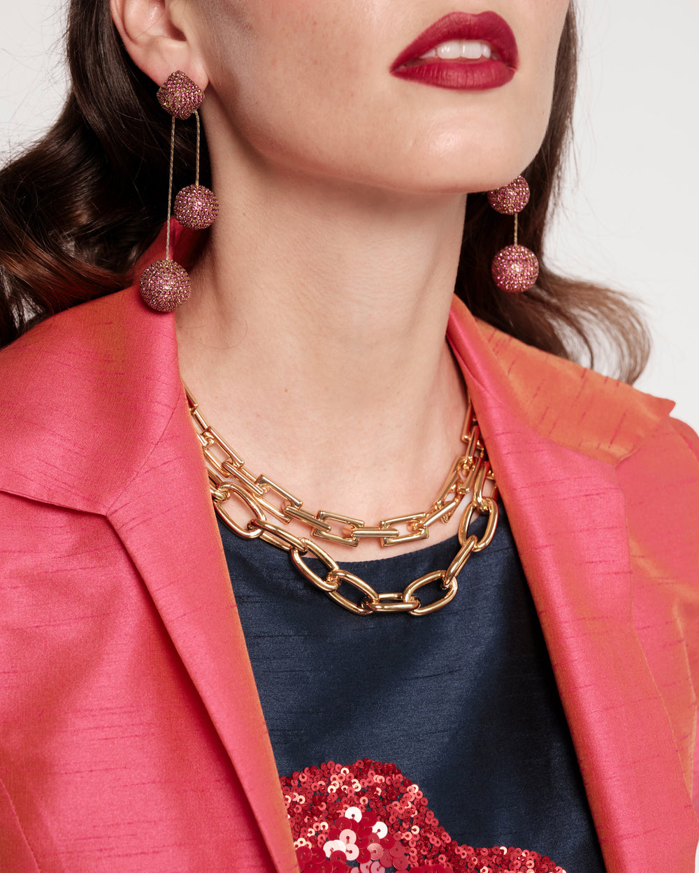 Charlotte Topper - Coral Coats & Jackets Frances Valentine