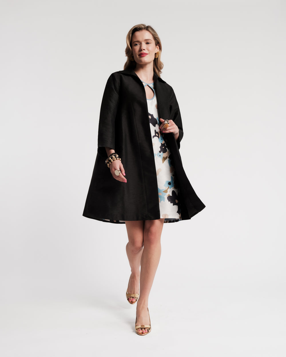 Charlotte Topper - Black Coats & Jackets Frances Valentine