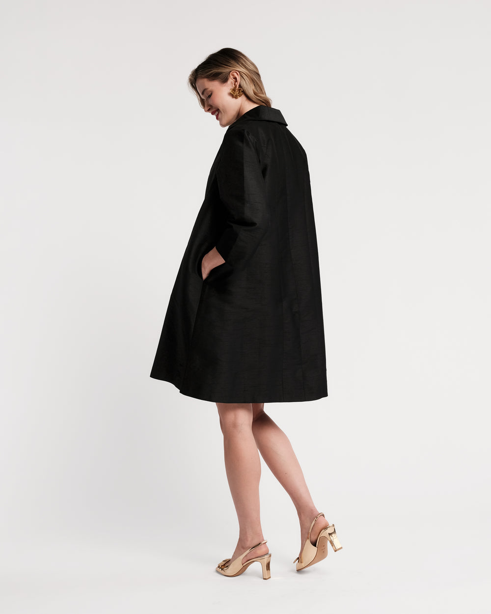 Charlotte Topper - Black Coats & Jackets Frances Valentine