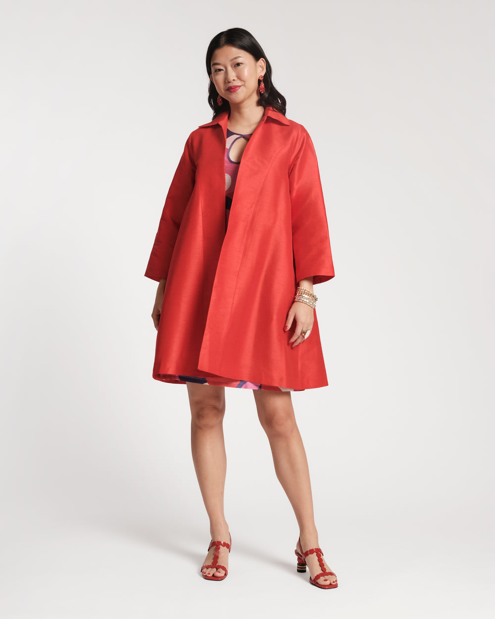 Charlotte Jacket - Red Coats & Jackets Frances Valentine