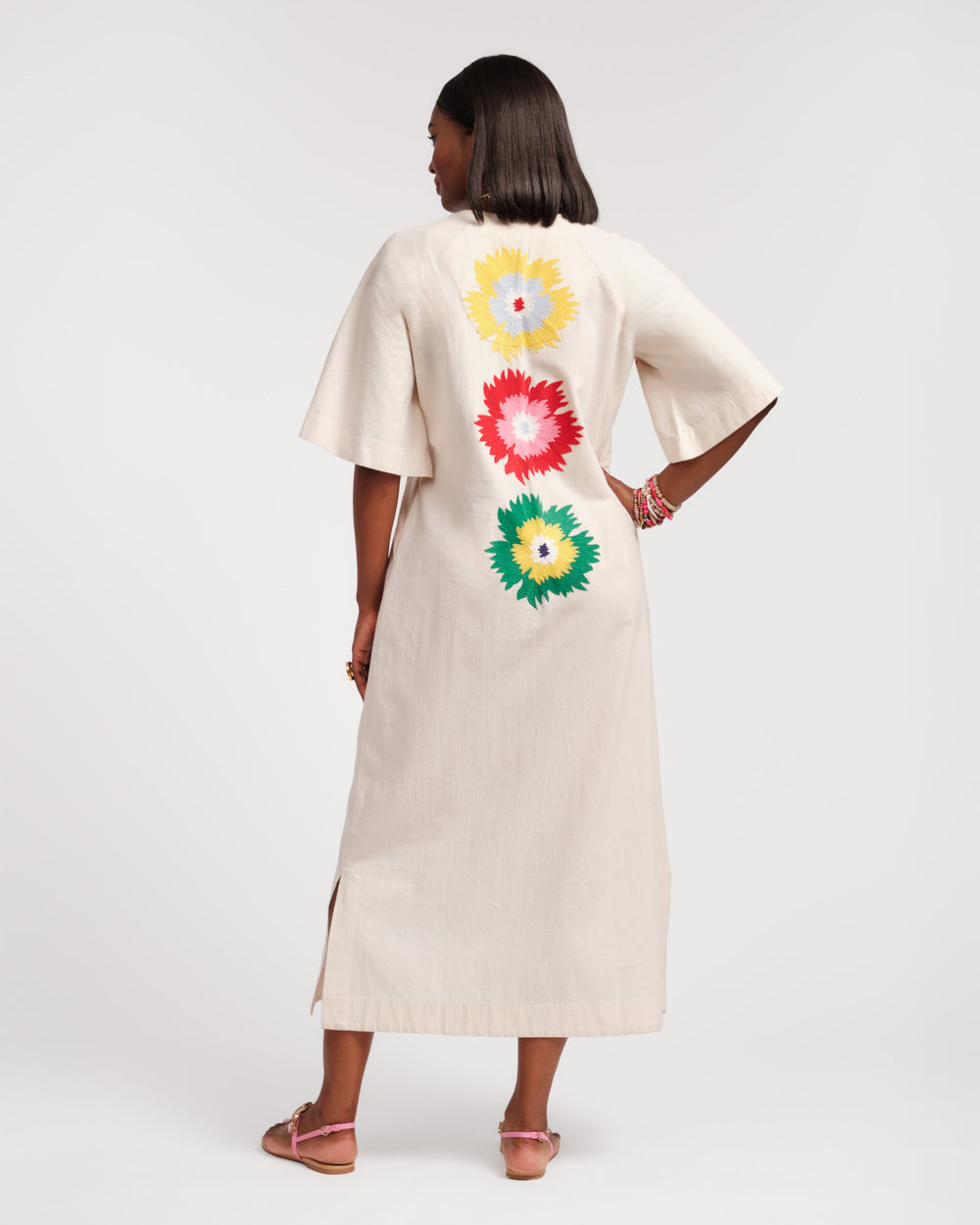 Charming Caftan Maxi - Fireflower - Frances Valentine