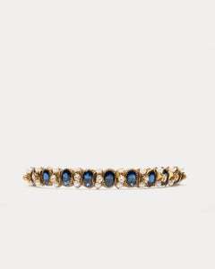 Caylin Necklace Gold Blue - Frances Valentine