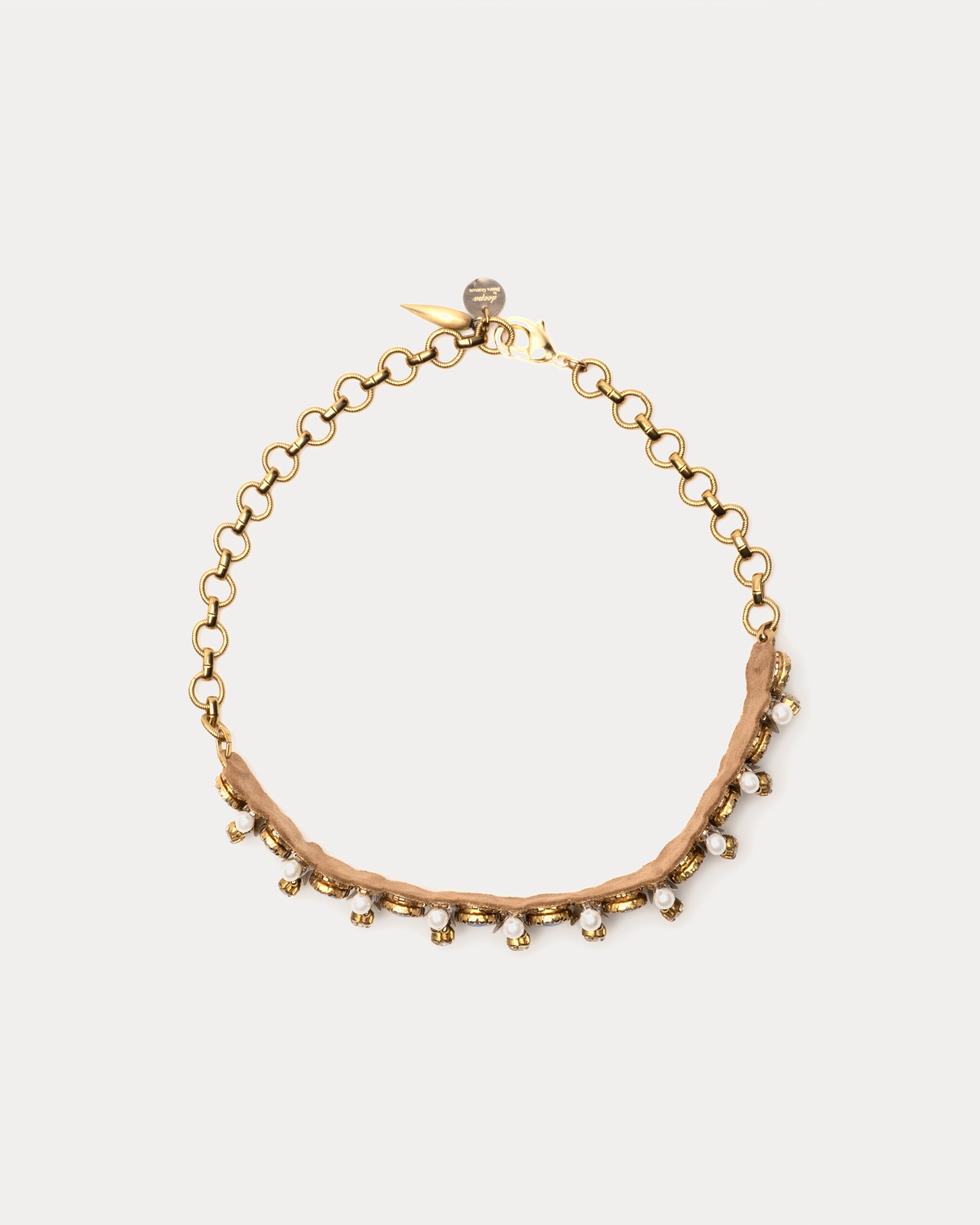 Caylin Necklace Gold Blue