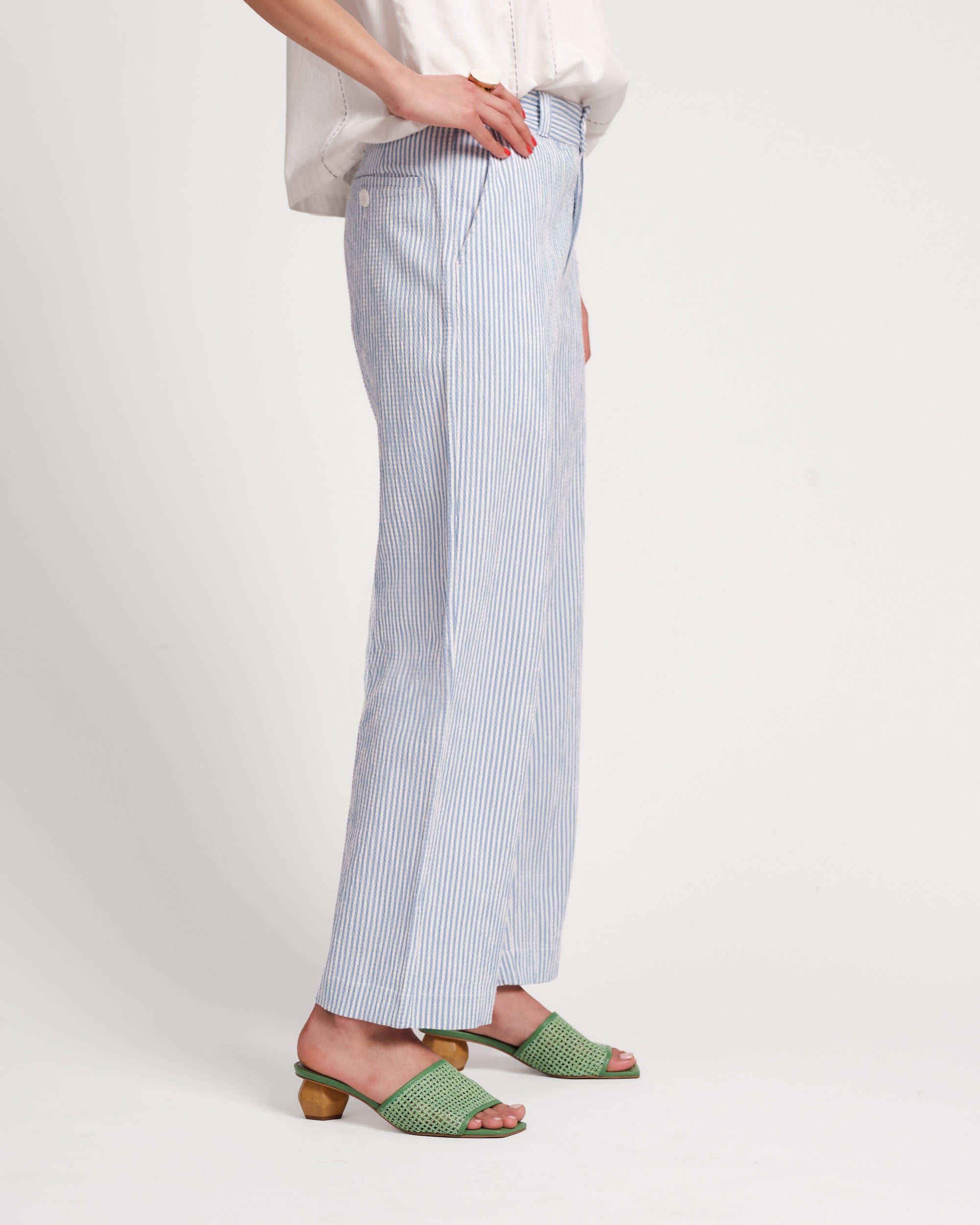 Coleman Pant - Seersucker – Frances Valentine