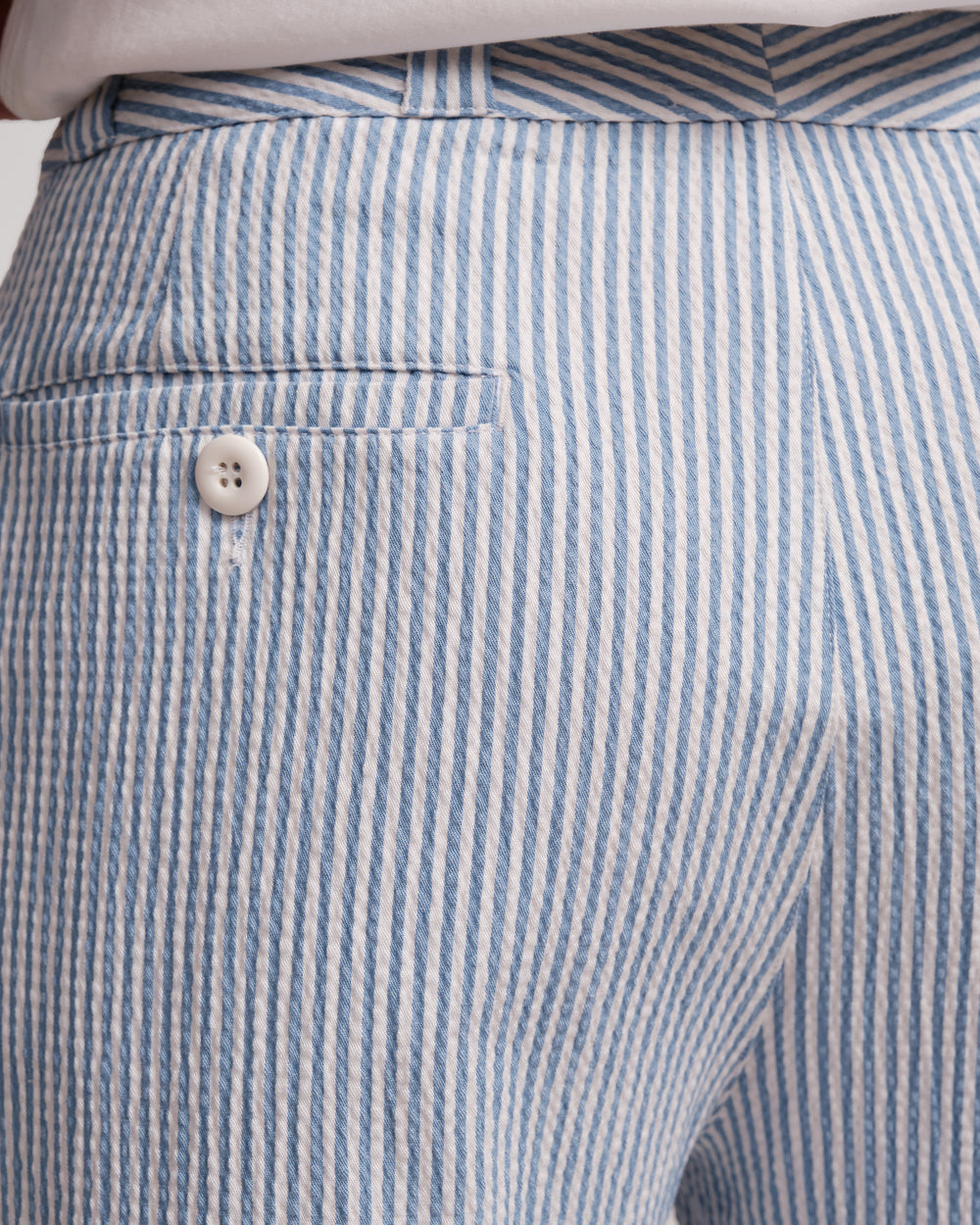 Coleman Pant - Stripe Seersucker - Frances Valentine