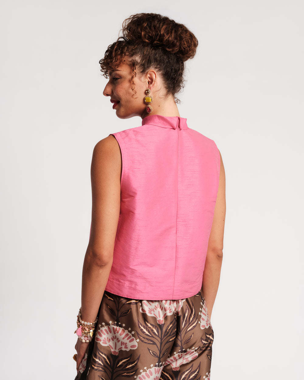Colette Top - Pink Shirt Frances Valentine