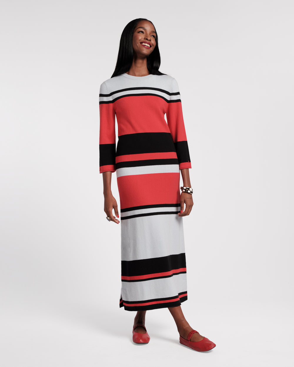 Cozy Knit Maxi - Sublime Stripe - Frances Valentine