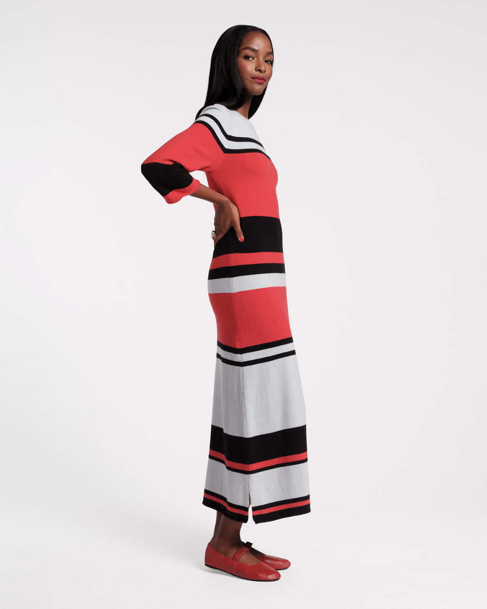 Cozy Knit Maxi - Sublime Stripe - Frances Valentine