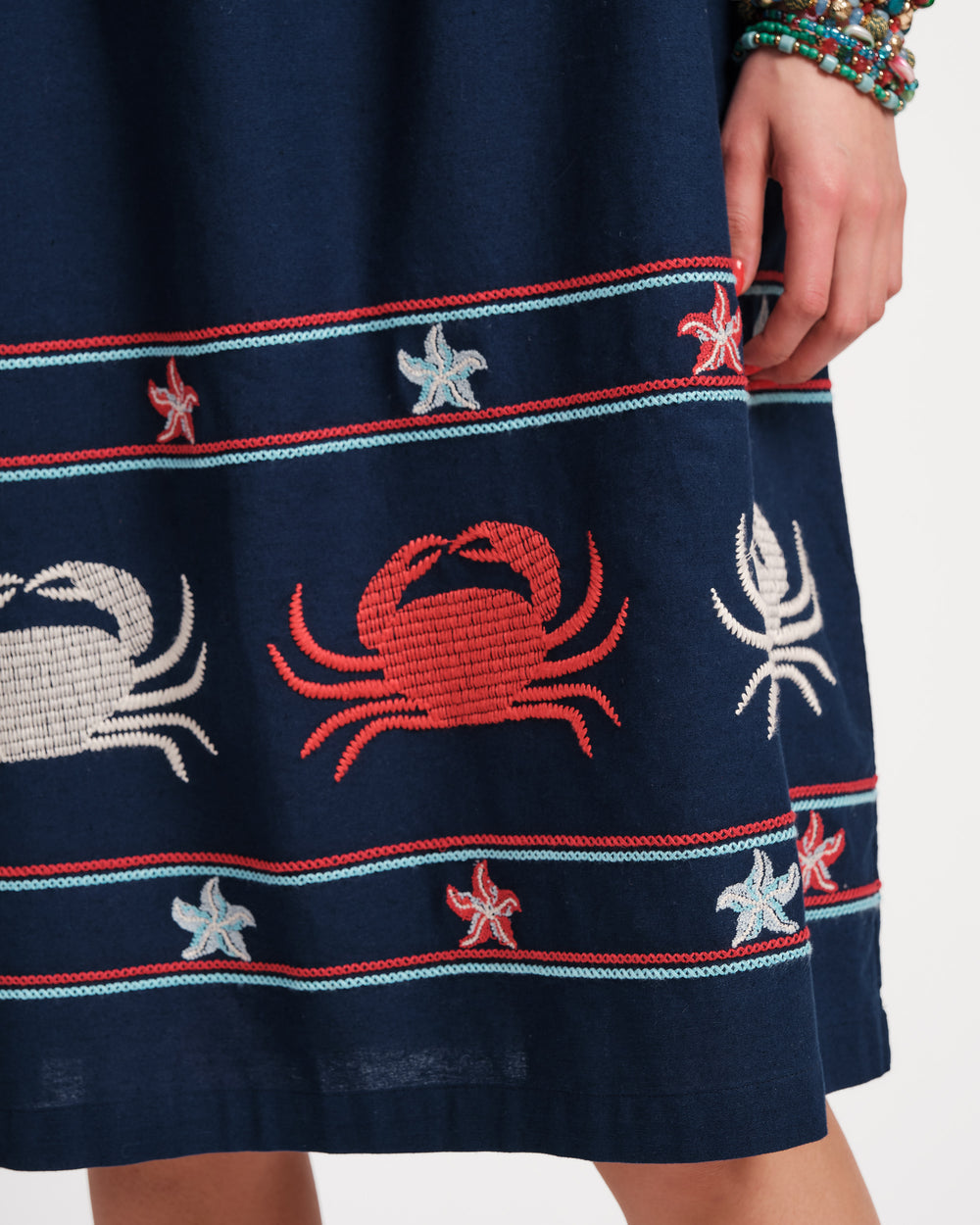 Picnic Dress - Navy Crab - Frances Valentine