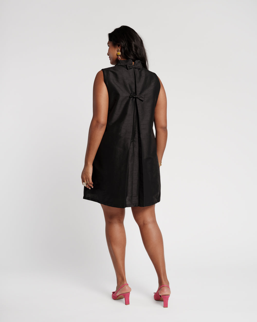 Sleeveless Diplomat Mini Dress - Black Dresses Frances Valentine