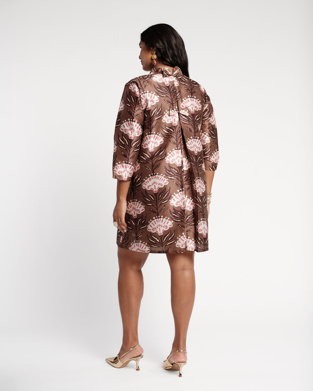Diplomat Mini Dress - Heirloom Floral Dresses Frances Valentine