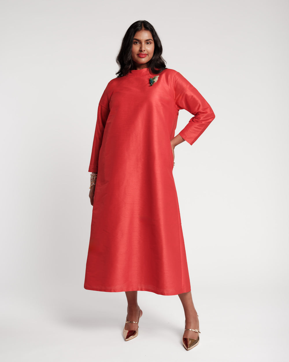 Diplomat Maxi Dress - Red