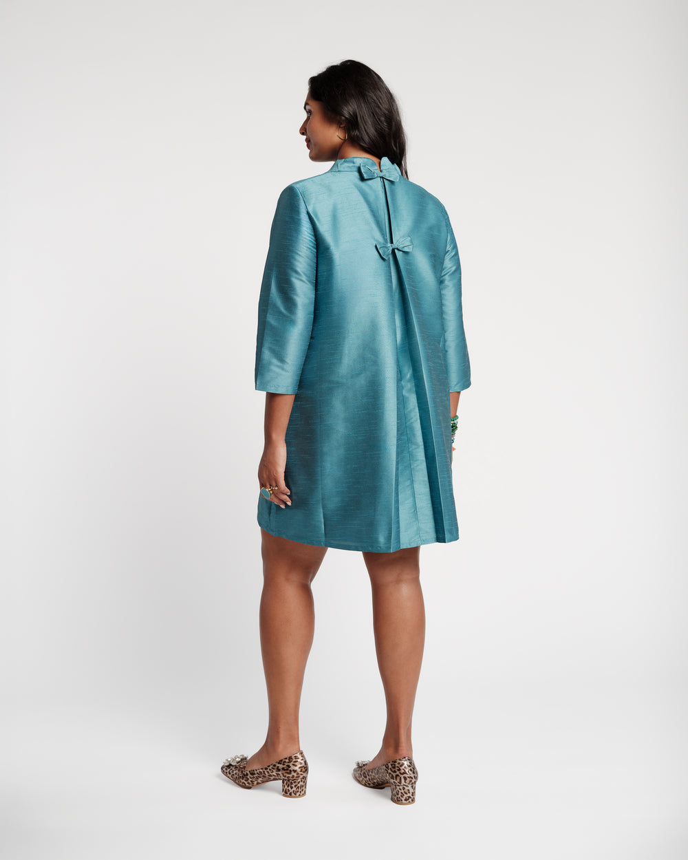 Diplomat Mini Dress - Teal Dresses Frances Valentine