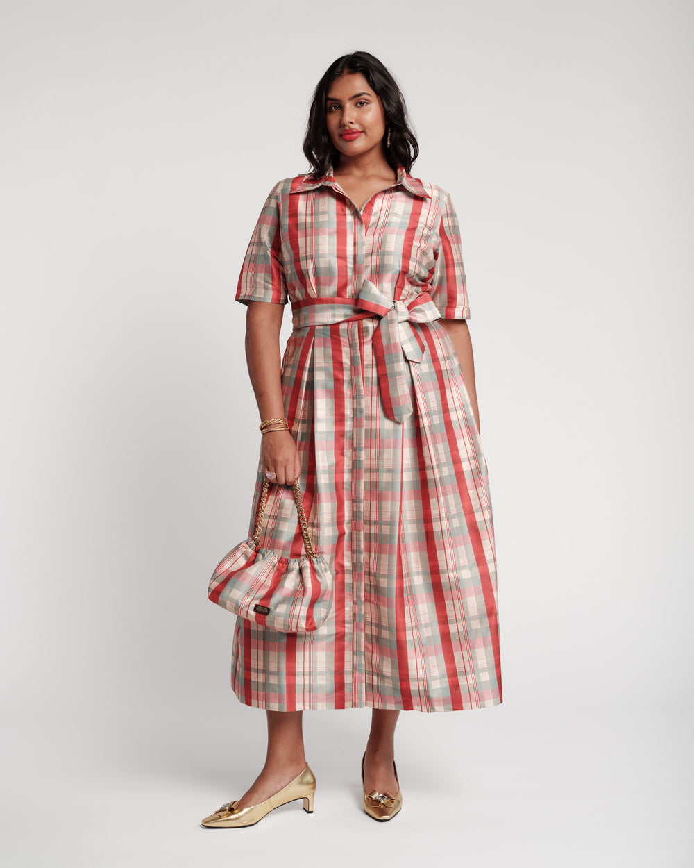 Bella Maxi Dress - FV Plaid
