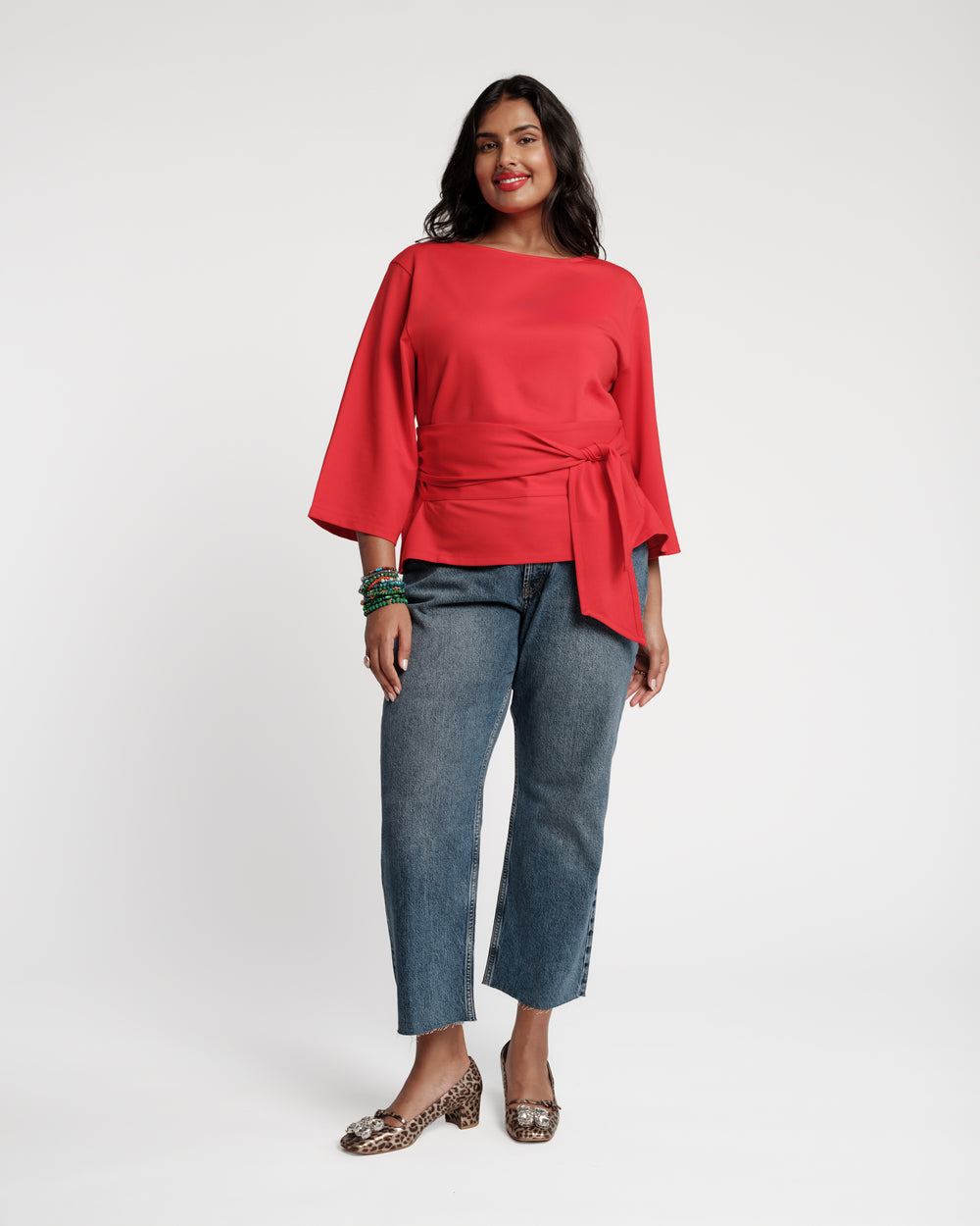 Whitney Wrap Top - Pink Tops Frances Valentine