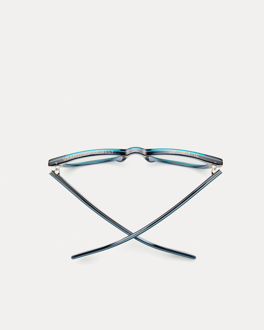 Miklos Reading Glasses - Polished Carolina Blue
