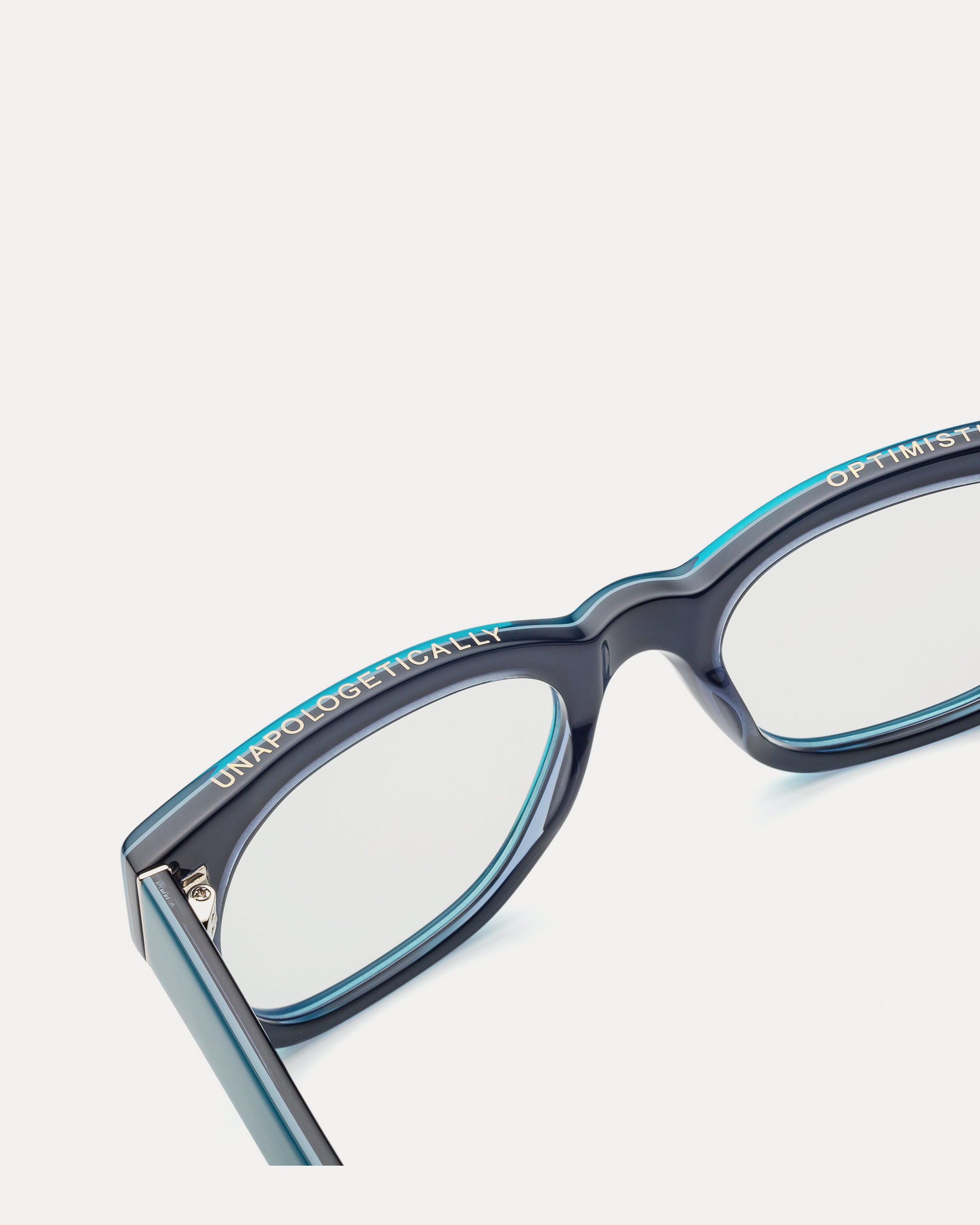 Miklos Reading Glasses - Polished Carolina Blue – Frances Valentine