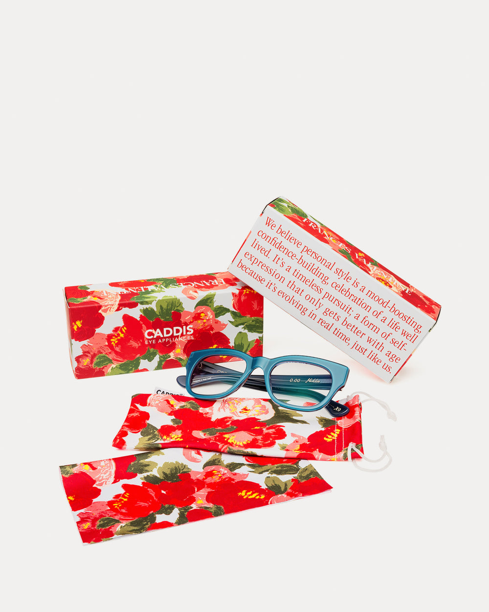 Miklos Reading Glasses - Polished Carolina Blue