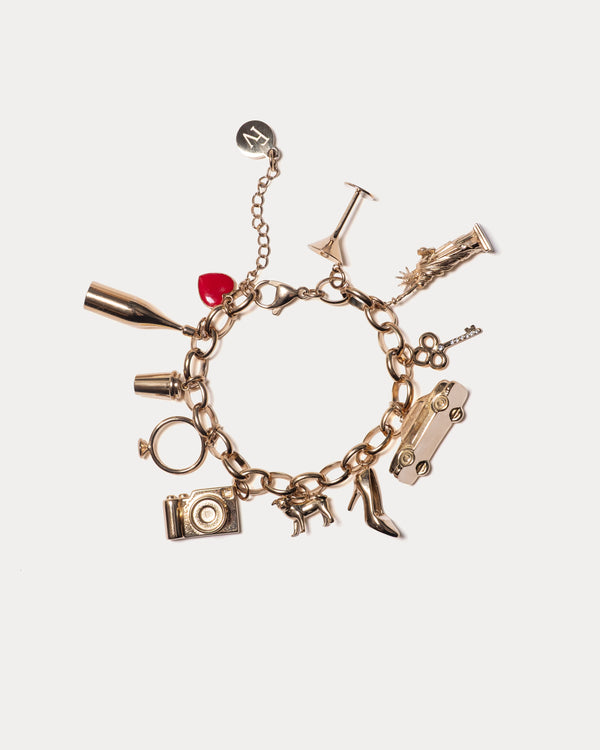 FV Charm Bracelet - Gold