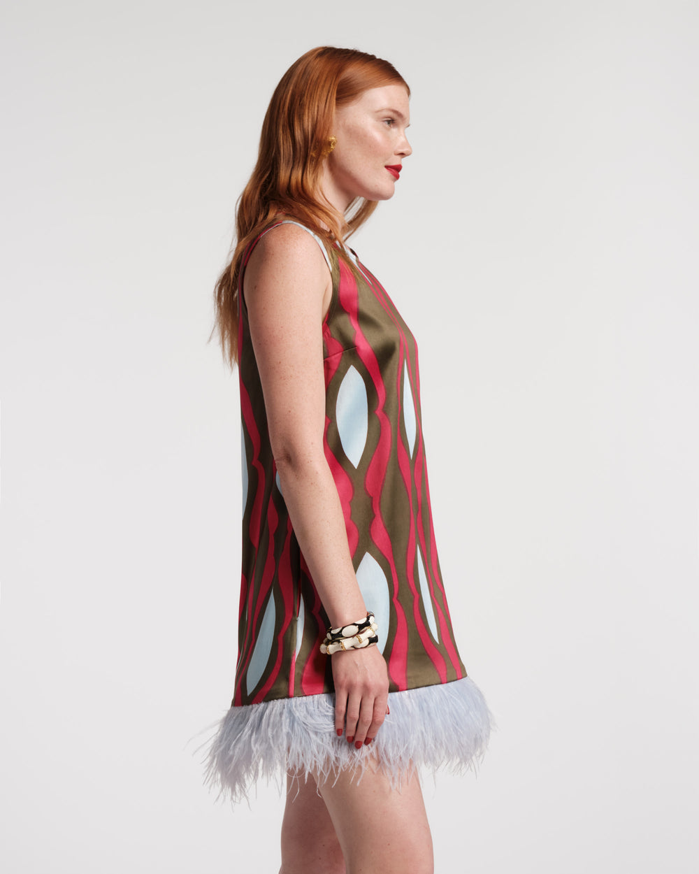 Darcy Shift Dress - Lava Geo - Frances Valentine