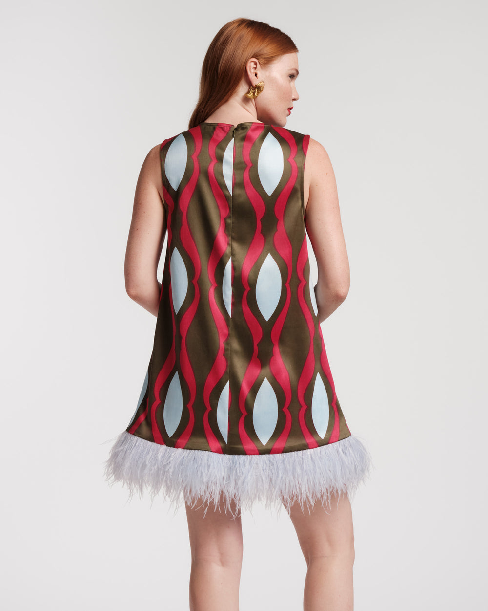 Darcy Shift Dress - Lava Geo - Frances Valentine