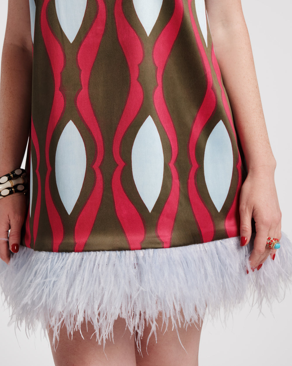Darcy Shift Dress - Lava Geo - Frances Valentine