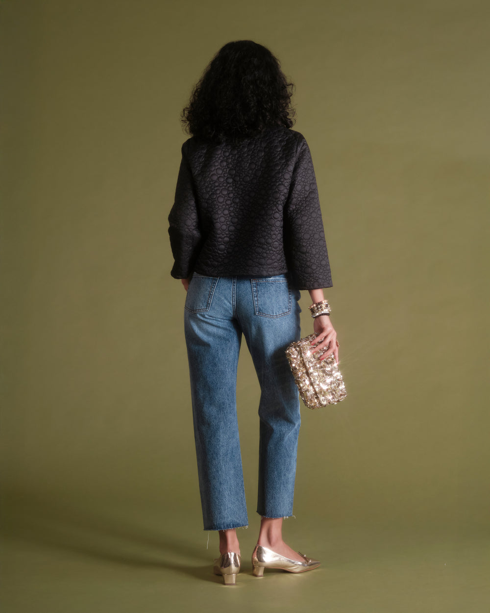 Ginger Quilted Jacket - Black