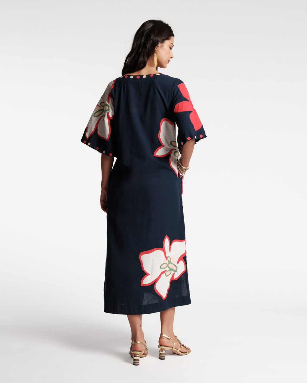 Delightful Embroidered Caftan - Dreamy Daisies - Frances Valentine