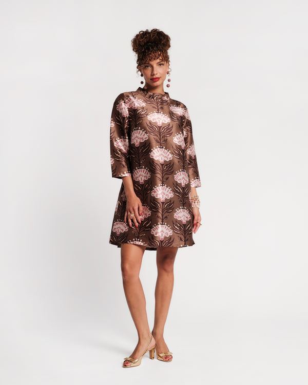 Diplomat Mini Dress - Heirloom Floral Dresses Frances Valentine