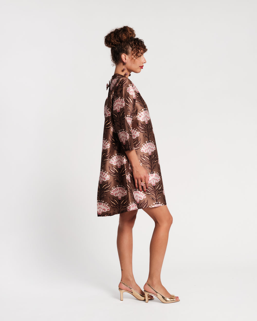 Diplomat Mini Dress - Heirloom Floral Dresses Frances Valentine