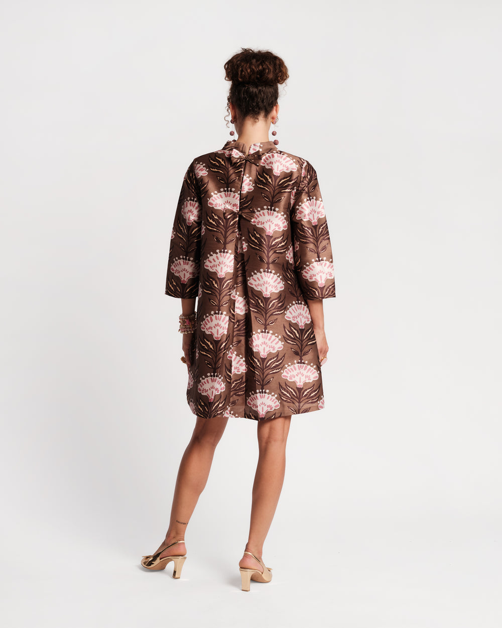 Diplomat Mini Dress - Heirloom Floral Dresses Frances Valentine
