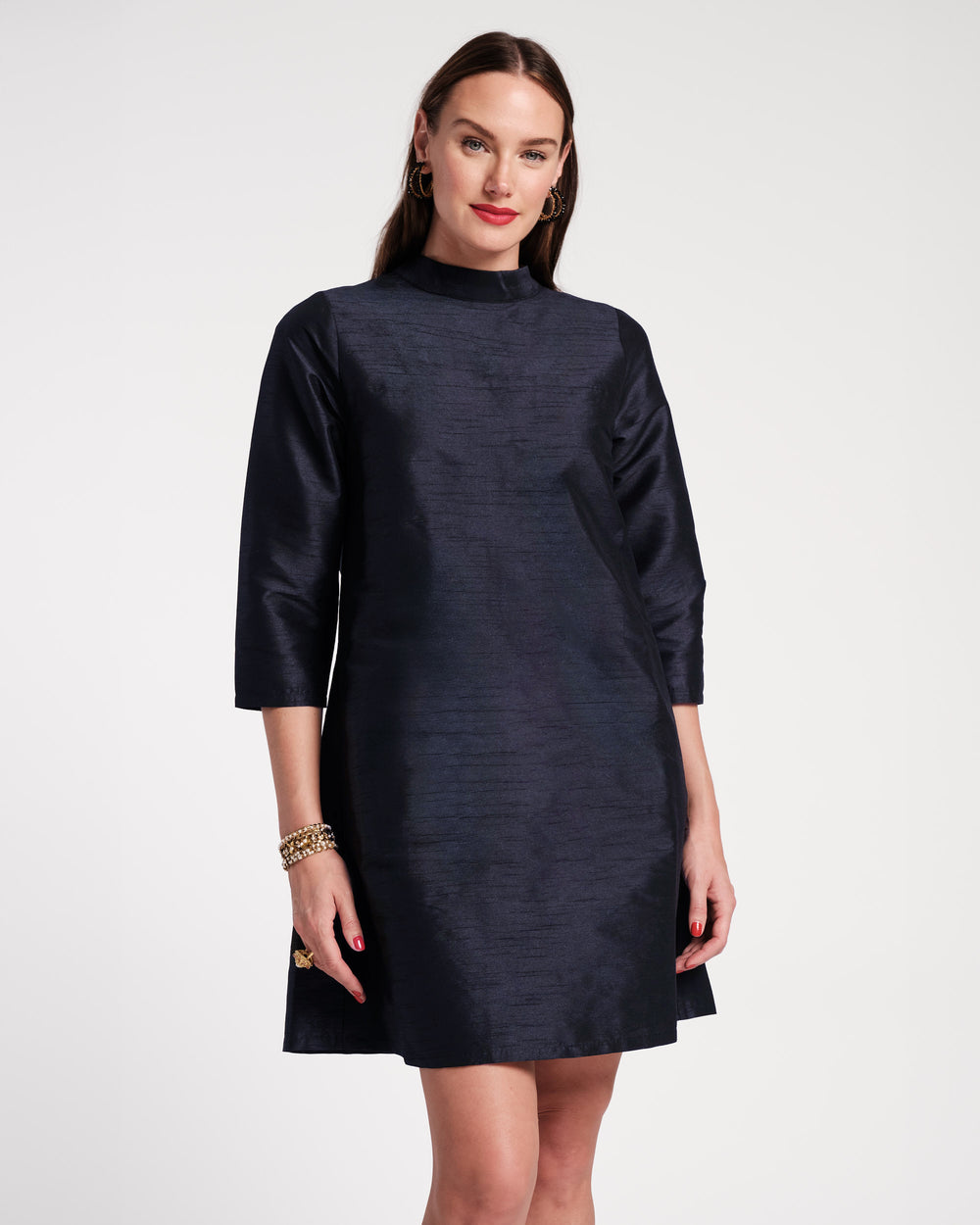 Diplomat Mini Dress - Navy