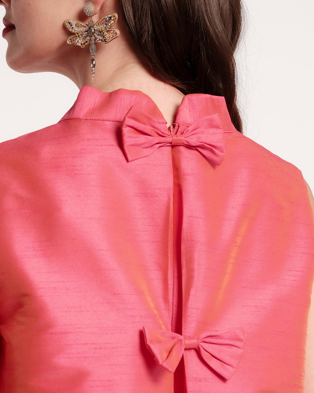 Sleeveless Diplomat Mini Dress - Coral Dresses Frances Valentine