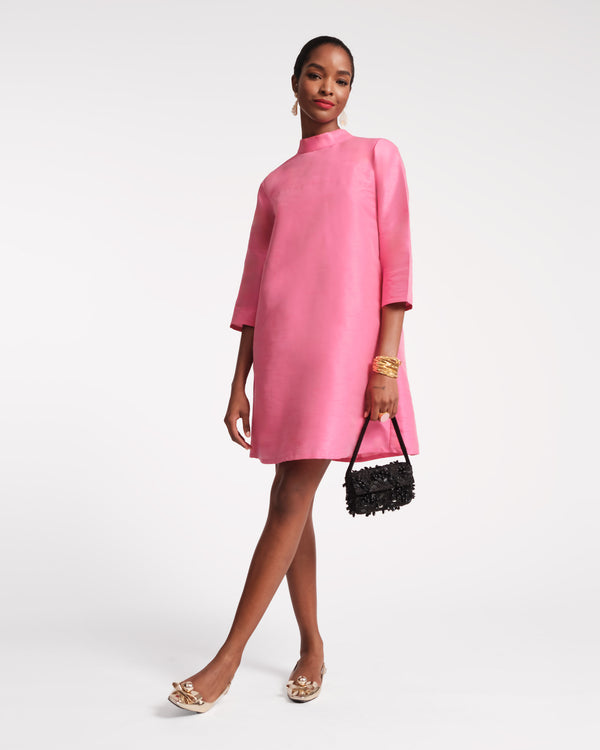 Diplomat Mini Dress - Pink - Frances Valentine