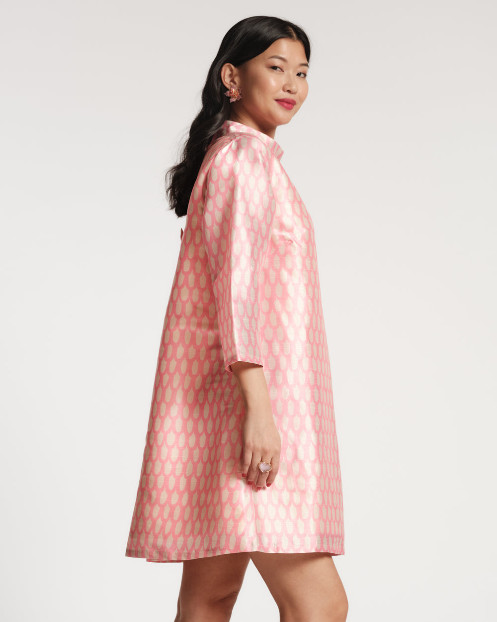 Diplomat Mini Dress - Pink Loop Dresses Frances Valentine