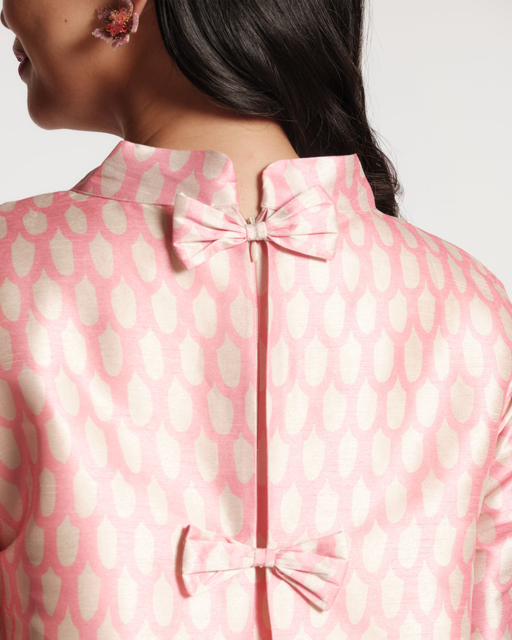 Diplomat Mini Dress - Pink Loop Dresses Frances Valentine